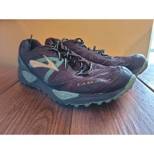 Brooks Cascadia 9 Womens sz 10 running shoes trail outdoor hiking sneakers